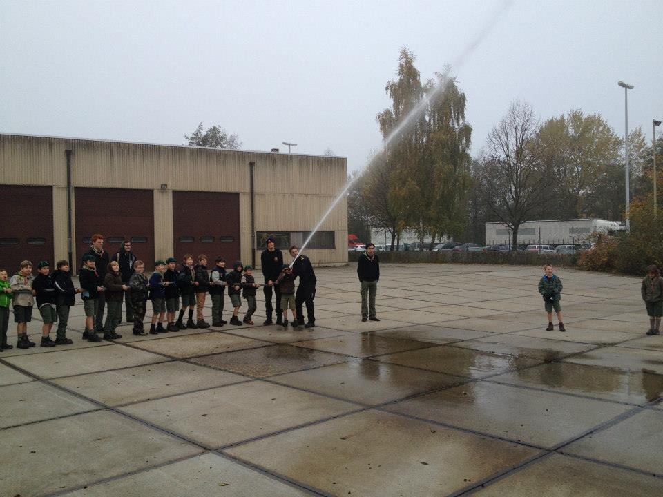 Sint-Martinus den XIIde - Bezoek Brandweer Welpen Kiewit